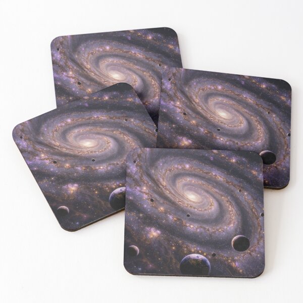 Item preview, Cosmic Spiral Nebula with Planets designed and sold by CoquetteLunaCo.