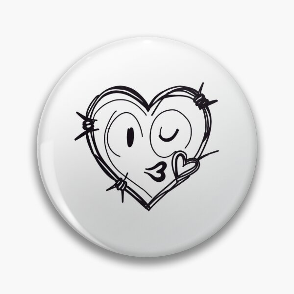 Item preview, Barbed Wire Heart Blowing a Kiss designed and sold by Kazzasthings.