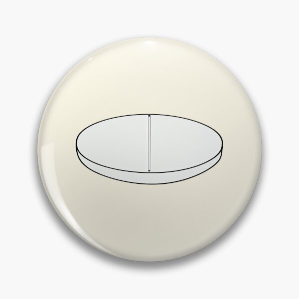 Item preview, Minimal Oval Medicine Tablet Illustration designed and sold by Still Learning Days.