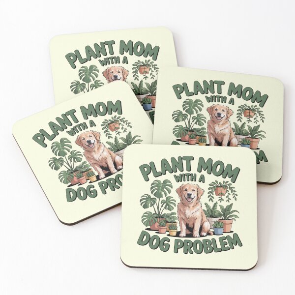 Item preview, Plant Mom with a Dog Problem Funny Plant and Dog Lover Quote Design designed and sold by Nzgiftsandmore.