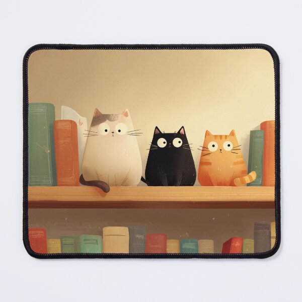 Item preview, Cats and Books designed and sold by bubblyrainbow.