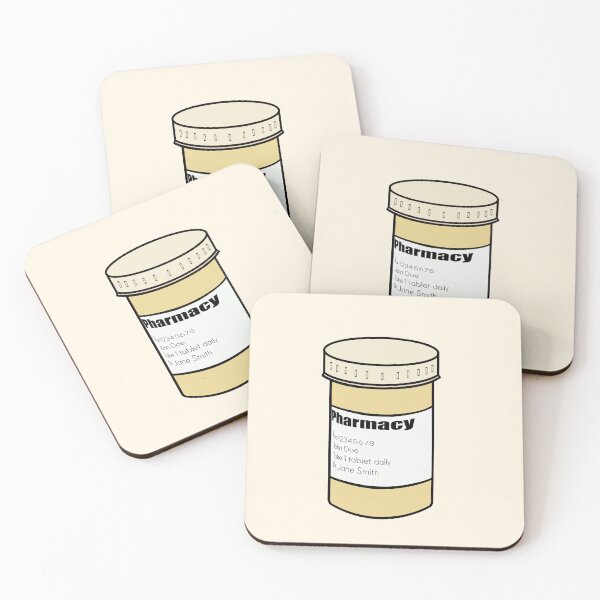 Item preview, Prescription Pill Bottle Pharmacy Illustration designed and sold by Still Learning Days.