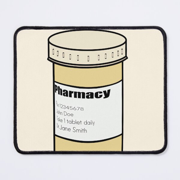 Item preview, Prescription Pill Bottle Pharmacy Illustration designed and sold by Still Learning Days.