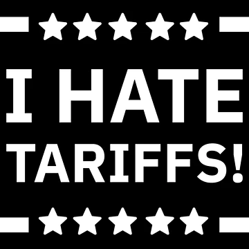 Artwork thumbnail, I hate tariffs by Rachel the Artist