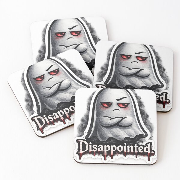 Item preview, Disappointed Ghost Sticker, Dark Gothic Halloween Vinyl Decal, Spooky Horror Aesthetic Laptop Sticker, Moody Emo Ghost Art designed and sold by AestheticLoveArt.