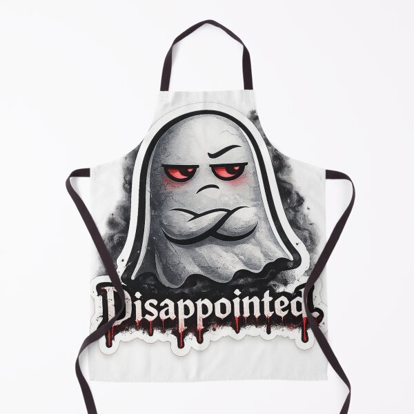 Item preview, Disappointed Ghost Sticker, Dark Gothic Halloween Vinyl Decal, Spooky Horror Aesthetic Laptop Sticker, Moody Emo Ghost Art designed and sold by AestheticLoveArt.