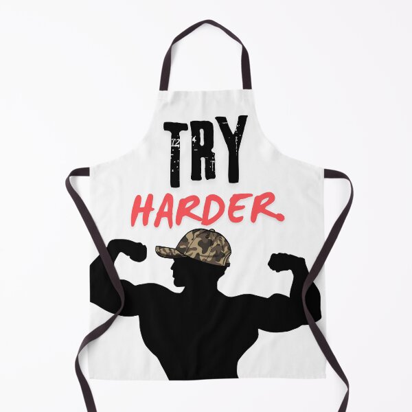 Item preview, Try Harder. Gym T-Shirt – Motivational Workout Fitness Shirt designed and sold by poomfitshirt.
