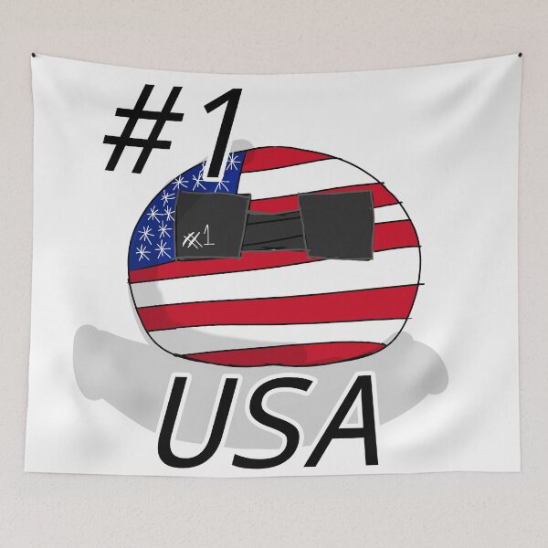 Item preview, USA Countryball #1 - Cool Murica Meme with Sunglasses designed and sold by YoThinIT.