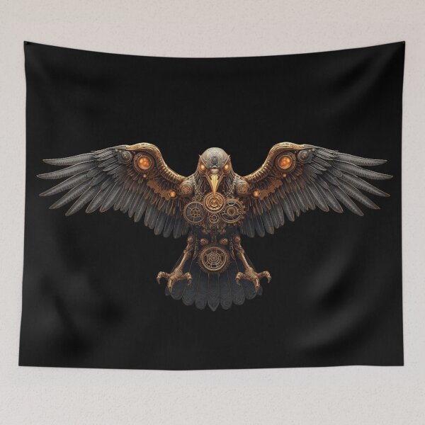Item preview, Victorian Clockwork Raven – Steampunk Gothic Mechanical Bird Art designed and sold by Chippychips1.