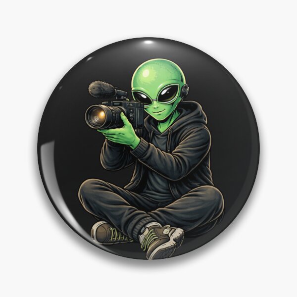 Item preview, Filmmaker Director Alien – Creative Cinema Storyteller Aesthetic Art designed and sold by ColorSplash123.