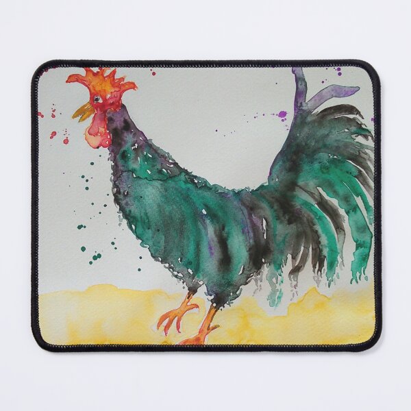 Item preview, Colourful Rooster, rooster art, watercolour rooster designed and sold by Garry Greenwood.