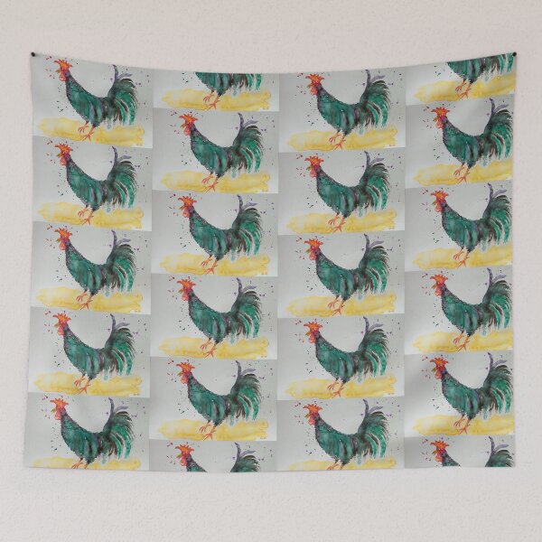Item preview, Colourful Rooster, rooster art, watercolour rooster designed and sold by Garry Greenwood.