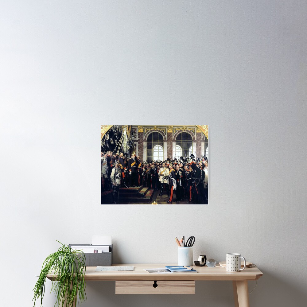Póster « Proclamación del imperio alemán, 1871» de edsimoneit Redbubble