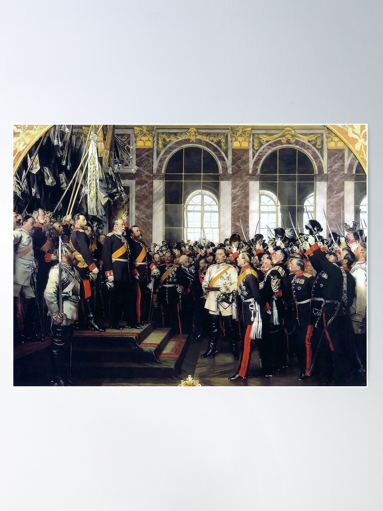 Alternate view of Proclamation of the German Empire, 1871 Poster