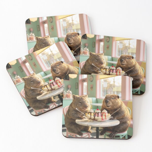 Item preview, Beaver and Wombat Share a Banana Split designed and sold by Tridentulus.