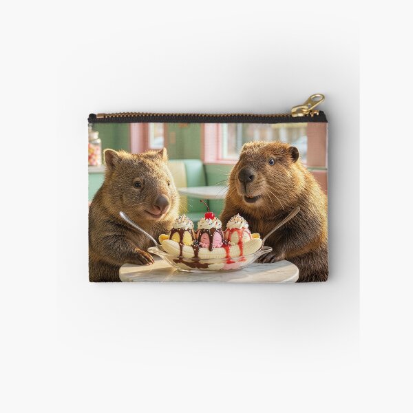 Item preview, Beaver and Wombat Share a Banana Split designed and sold by Tridentulus.