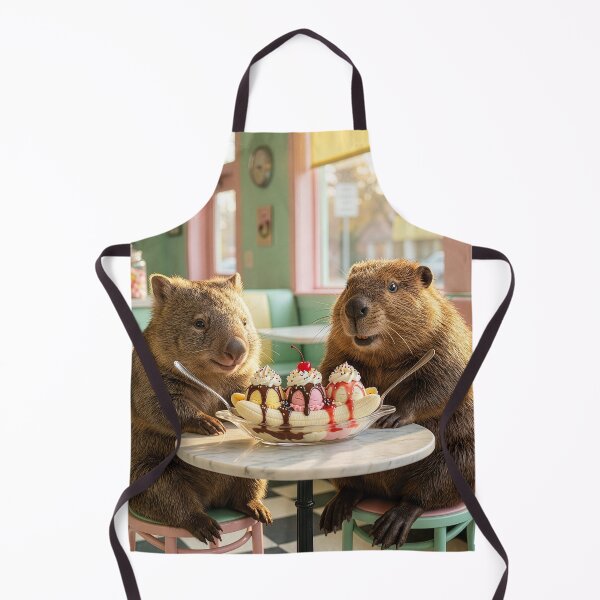 Item preview, Beaver and Wombat Share a Banana Split designed and sold by Tridentulus.