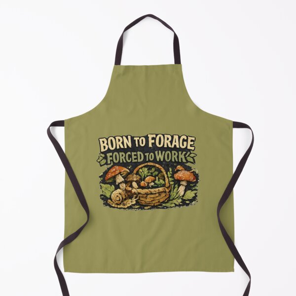 Item preview, Born to Forage Forced to Work – Goblincore Mushroom Cottagecore Anti Work Aesthetic Design designed and sold by Chippychips1.