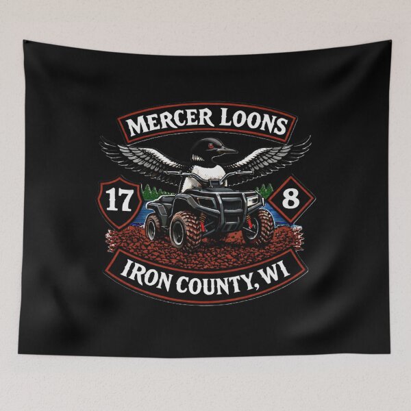Item preview, Mercer, Iron County, Wisconsin Loon on ATV designed and sold by Wisconsin Loonz.