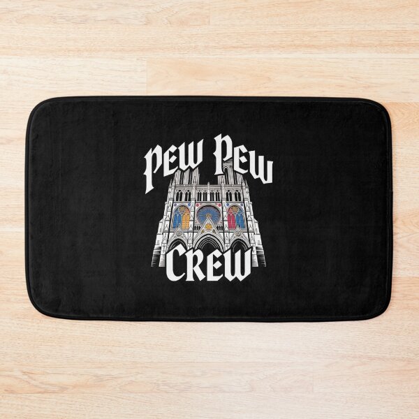 Item preview, "Pew Crew” – Stained Glass Window Design designed and sold by Peter Stawicki.