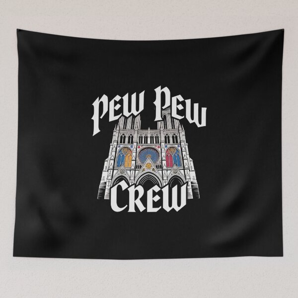 Item preview, "Pew Crew” – Stained Glass Window Design designed and sold by Peter Stawicki.