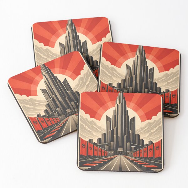 Item preview, The Iron Dominion Fictional Empire Vintage Brutalist Art designed and sold by Atlas Poster Co..