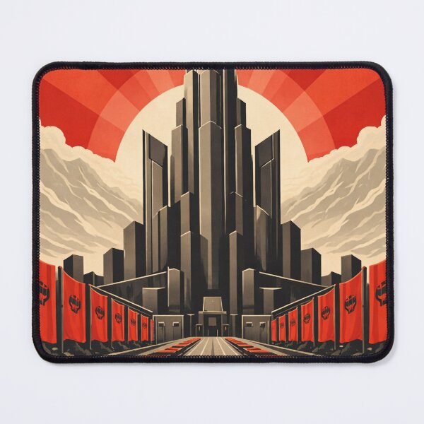 Item preview, The Iron Dominion Fictional Empire Vintage Brutalist Art designed and sold by Atlas Poster Co..