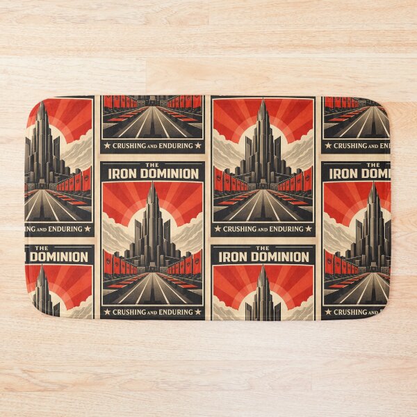 Item preview, The Iron Dominion Fictional Empire Vintage Brutalist Art designed and sold by Atlas Poster Co..