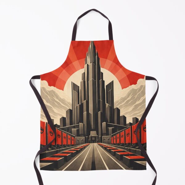 Item preview, The Iron Dominion Fictional Empire Vintage Brutalist Art designed and sold by Atlas Poster Co..