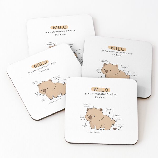 Item preview, Milo the wombat designed and sold by Everwhen.art.