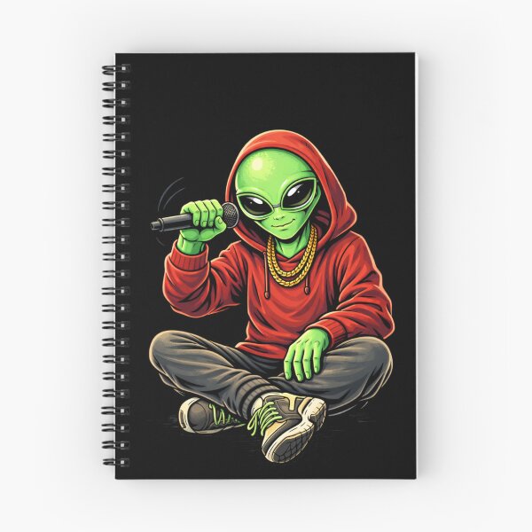 Item preview, Rapper Performer Alien – Hip Hop Street Stage Energy Character Art designed and sold by ColorSplash123.