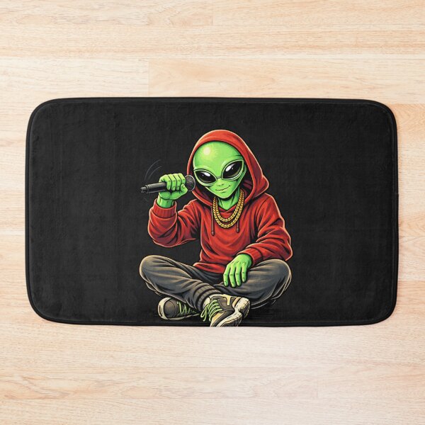 Item preview, Rapper Performer Alien – Hip Hop Street Stage Energy Character Art designed and sold by ColorSplash123.