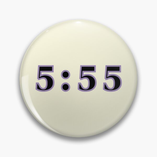 Item preview, Three Fives Change Time Clock Text Purple Stickers Prints Posters Wall Art Magnet Home Coffee Cup Decoration TShirt Stationary Notebook Magnet Hat Kitchen Work School Office Redbubble Shop designed and sold by Saritas Boutique Shop.