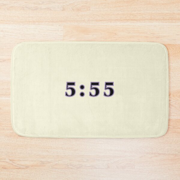 Item preview, Three Fives Change Time Clock Text Purple Stickers Prints Posters Wall Art Magnet Home Coffee Cup Decoration TShirt Stationary Notebook Magnet Hat Kitchen Work School Office Redbubble Shop designed and sold by Saritas Boutique Shop.
