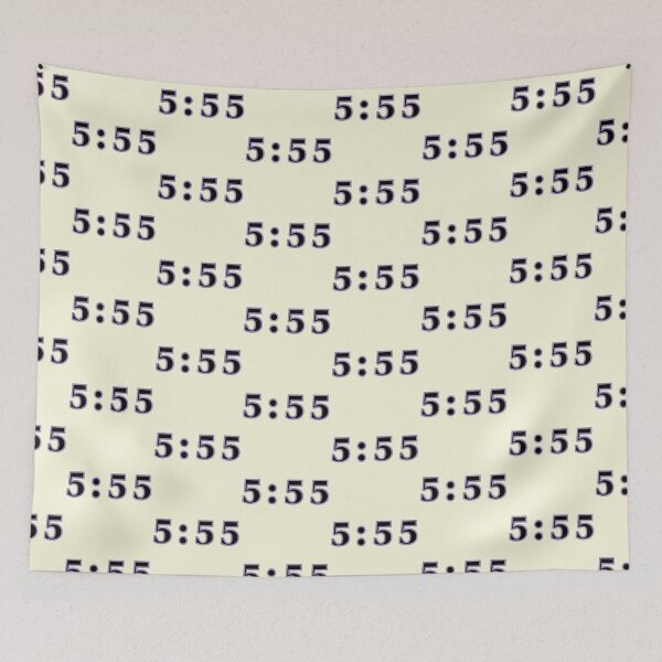 Item preview, Three Fives Change Time Clock Text Purple Stickers Prints Posters Wall Art Magnet Home Coffee Cup Decoration TShirt Stationary Notebook Magnet Hat Kitchen Work School Office Redbubble Shop designed and sold by Saritas Boutique Shop.