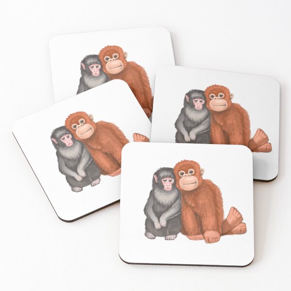 Item preview, Punch the Monkey designed and sold by cherrytreeart.