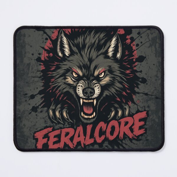 Item preview, Feralcore Wolf – Raw Chaos Creature Energy Aesthetic designed and sold by Chippychips1.