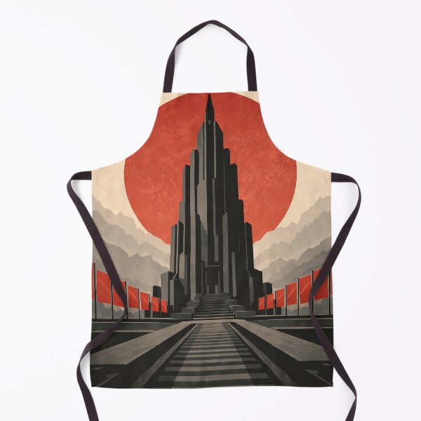 Item preview, The Obsidian Republic Fictional Empire Brutalist Art designed and sold by Atlas Poster Co..
