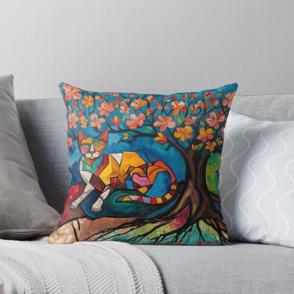 Item preview, Digital Artwork of a Cat - Cubism  designed and sold by Chippychips1.