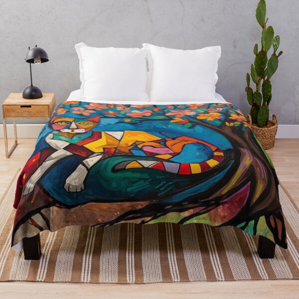 Item preview, Digital Artwork of a Cat - Cubism designed and sold by Chippychips1.