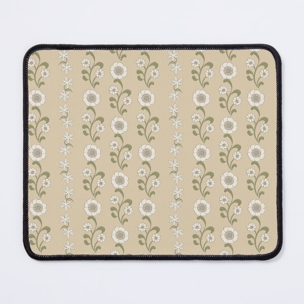Item preview, Cottagecore Neutral Floral – Vintage Beige & Sage Green Seamless Pattern designed and sold by AZPrintz.