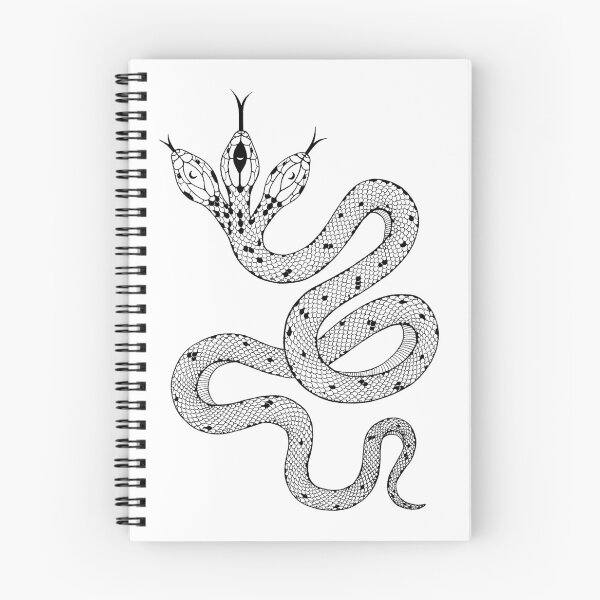 Item preview, Three headed moonspell snake designed and sold by rinaocean.
