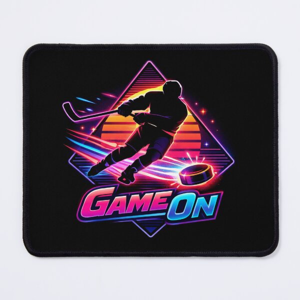 Item preview, Hockey - Neon Game On designed and sold by Myra365Art.