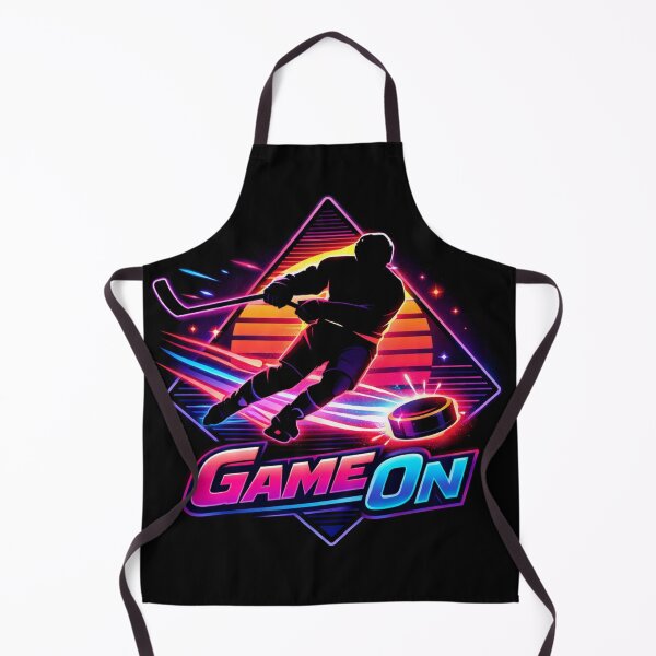Item preview, Hockey - Neon Game On designed and sold by Myra365Art.