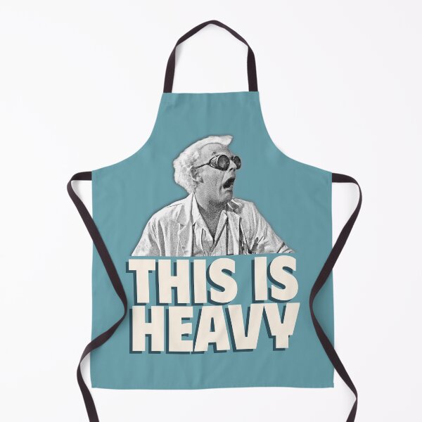 Item preview, This is Heavy - Doc Brown shocked face designed and sold by The Sporty Nerd.