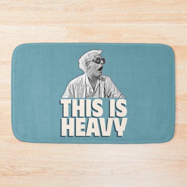 Item preview, This is Heavy - Doc Brown shocked face designed and sold by The Sporty Nerd.