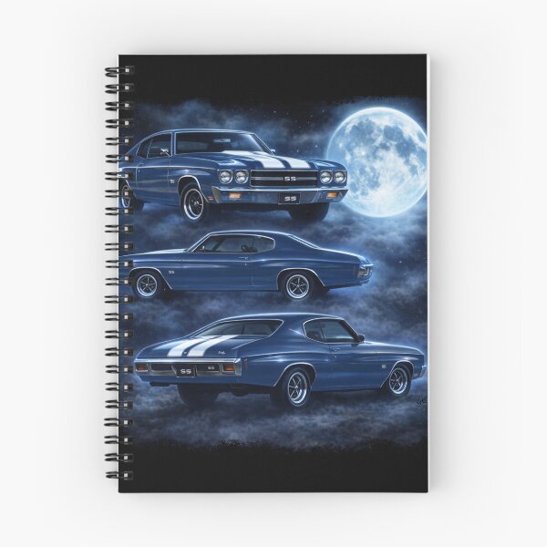 Item preview, Three Chevelle Moon — 1970 Chevelle SS (Blue Edition) designed and sold by Automotive Art by Greg.