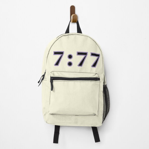 Item preview, Three Sevens Luck Clock Times Text Purple Stickers Prints Posters Wall Art Magnet Home Coffee Cup Decoration TShirt Stationary Notebook Magnet Hat Kitchen Work School Office Redbubble Shop designed and sold by Saritas Boutique Shop.