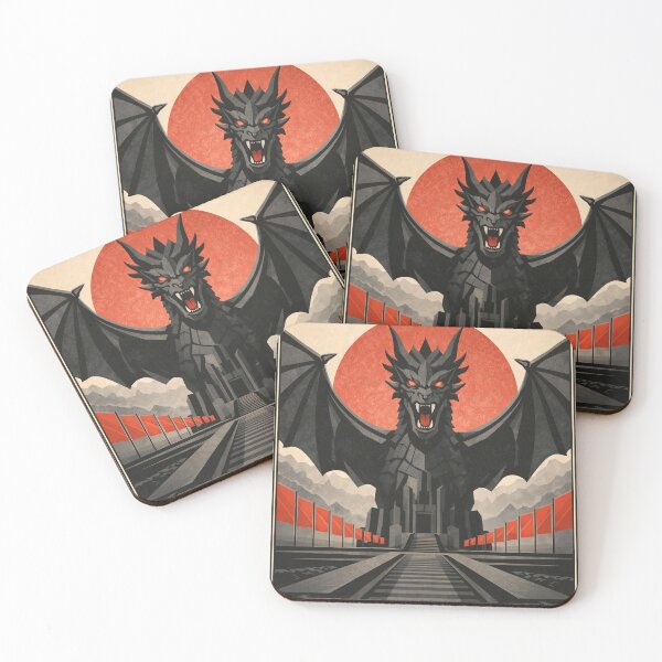 Item preview, The Draconic Empire Fictional Empire Brutalist Art designed and sold by Atlas Poster Co..