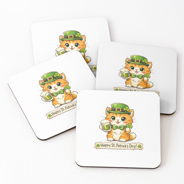 Item preview, St Pattys Kitty designed and sold by GreersGallery.